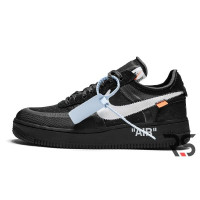 Мужские кроссовки Nike Air Force 1 Low x Off-White «Black»