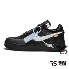 Мужские кроссовки Nike Air Force 1 Low x Off-White «Black»