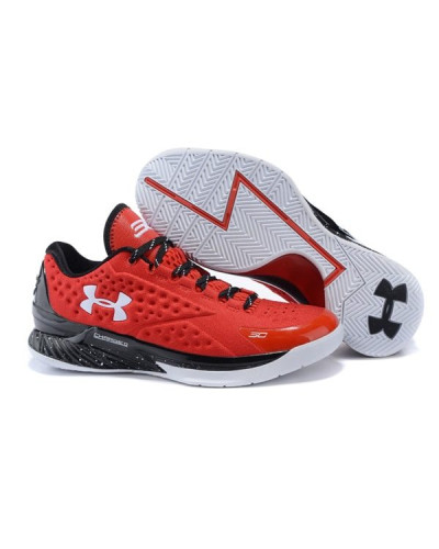 Мужские кроссовки Under Armour Curry 1 Low «Red/black/white»