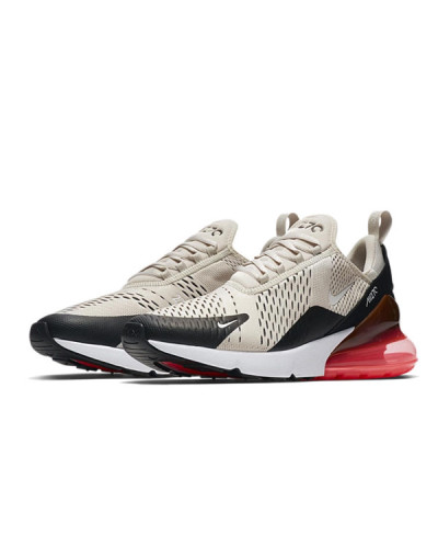 Мужские кроссовки Nike Air Max 270 «Light Bone/Hot Punch/Black»