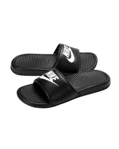 Мужские тапочки Nike Benassi JDI «Black/White»