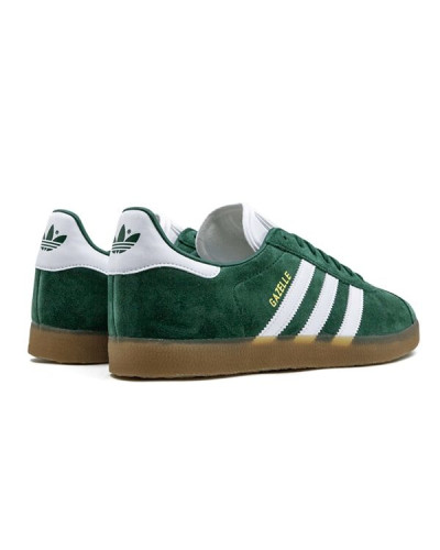 Кроссовки Adidas Gazelle «Green/Cloud White/Gum»