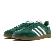 Кроссовки Adidas Gazelle «Green/Cloud White/Gum»
