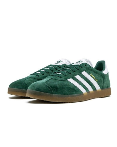 Кроссовки Adidas Gazelle «Green/Cloud White/Gum»