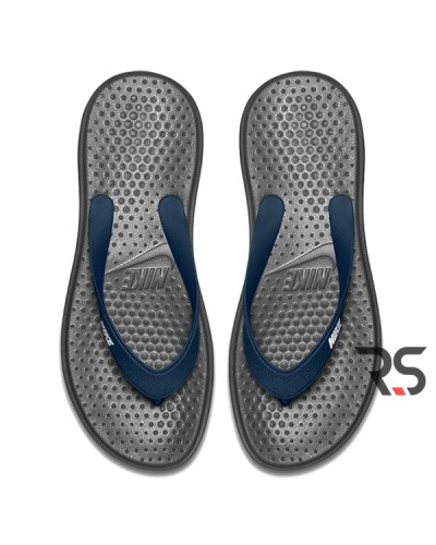 Мужские вьетнамки Nike Solay Thong «Grey/Blue»
