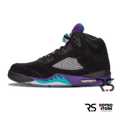 Осенние кроссовки Air Jordan 5 Retro «Black Grape»