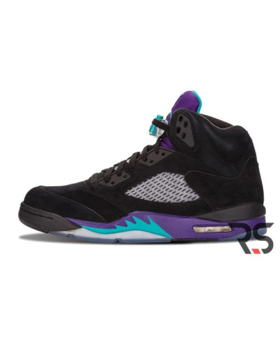Осенние кроссовки Air Jordan 5 Retro «Black Grape»