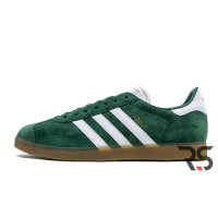 Кроссовки Adidas Gazelle «Green/Cloud White/Gum»