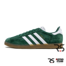 Кроссовки Adidas Gazelle «Green/Cloud White/Gum»