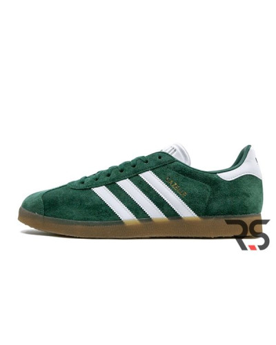 Кроссовки Adidas Gazelle «Green/Cloud White/Gum»