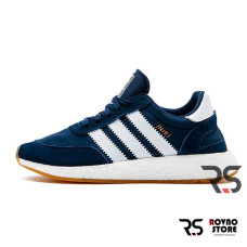 Мужские кроссовки Adidas Iniki Runner «Blue/White»