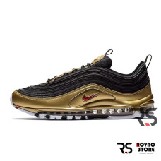 Осенние кроссовки Nike Air Max 97 QS «Black/Metallic Gold»