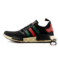 Мужские кроссовки Adidas NMD Gucci x LV «Black»