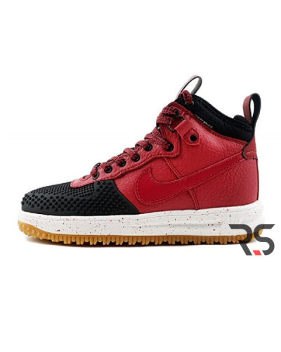 Мужские кроссовки Nike Lunar Force 1 Duckboot «Red/Black»