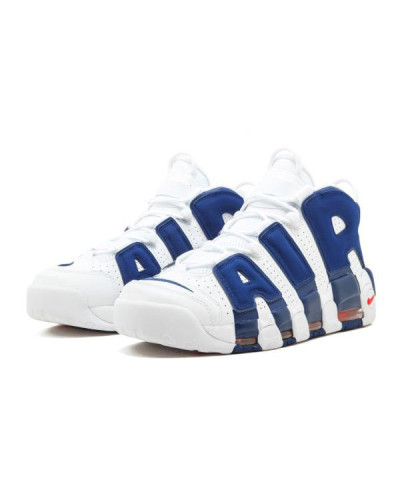 Мужские кроссовки Nike Air More Uptempo 96 «White-Blue»