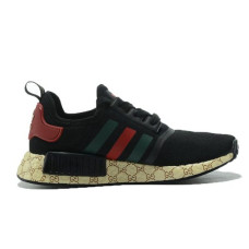 Мужские кроссовки Adidas NMD Gucci x LV «Black»