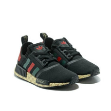 Мужские кроссовки Adidas NMD Gucci x LV «Black»