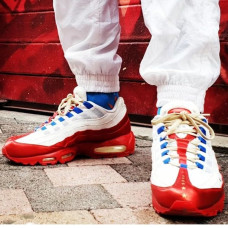 Осенние кроссовки Nike Air Max 95 Be Brave «White/Red»