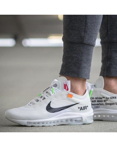 Мужские кроссовки Nike Air Max 97 x Off-White «White»