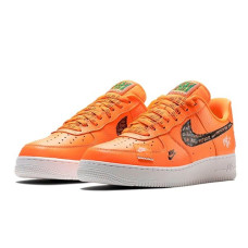 Мужские кроссовки Nike Air Force 1 Low Just Do It «Orange»