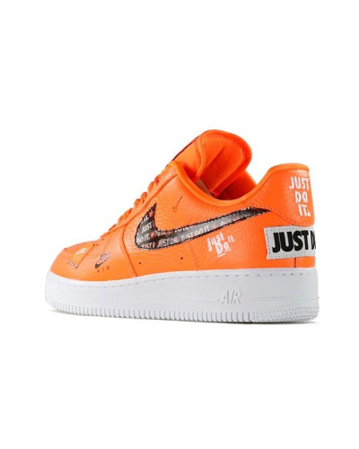 Мужские кроссовки Nike Air Force 1 Low Just Do It «Orange»