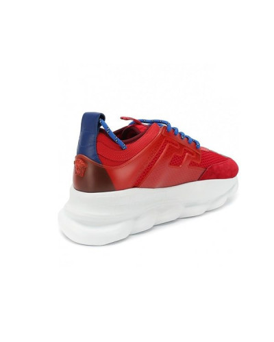 Женские кроссовки Versace Chain Reaction «Red»