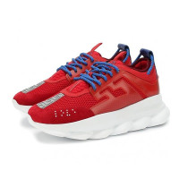 Женские кроссовки Versace Chain Reaction «Red»