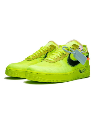 Кроссовки Off-White x Nike Air Force 1 Low «Volt»