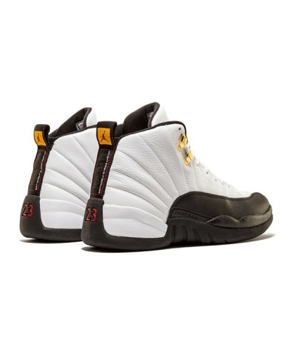 Кроссовки Air Jordan 12 Retro «Taxi White/Black»
