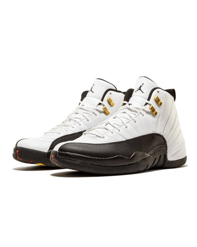 Кроссовки Air Jordan 12 Retro «Taxi White/Black»