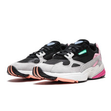 Женские кроссовки Adidas Falcon «Black/Light Granite»