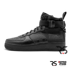 Осенние кроссовки Nike SF Air Force 1 Mid «Black Triple»