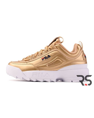 Женские кроссовки Fila Disruptor 2 «Gold»