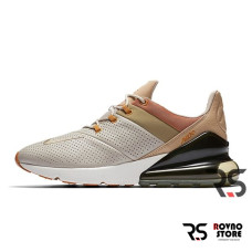 Кроссовки Nike Air Max 270 Premium Leather «String/Neutral Olive»