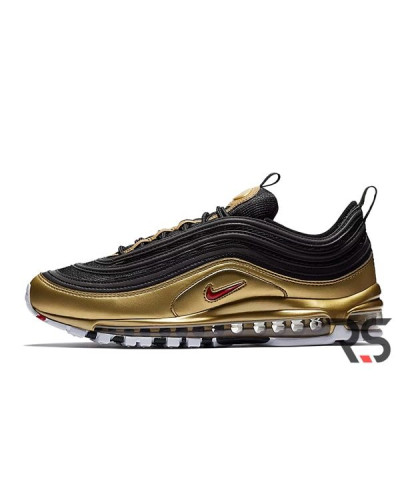 Мужские кроссовки Nike Air Max 97 QS «Black/Metallic Gold»