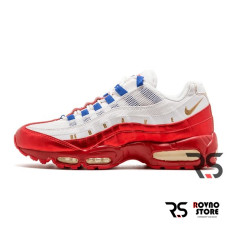 Осенние кроссовки Nike Air Max 95 Be Brave «White/Red»