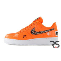 Мужские кроссовки Nike Air Force 1 Low Just Do It «Orange»