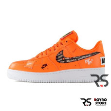 Мужские кроссовки Nike Air Force 1 Low Just Do It «Orange»