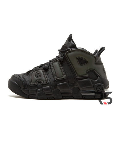 Мужские кроссовки Nike Air More Uptempo «Black/Black-Grey»