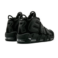 Мужские кроссовки Nike Air More Uptempo Supreme «Black»