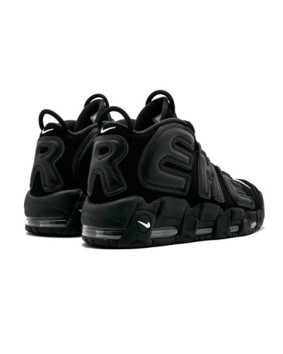 Мужские кроссовки Nike Air More Uptempo Supreme «Black»