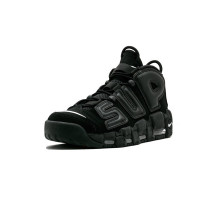 Мужские кроссовки Nike Air More Uptempo Supreme «Black»