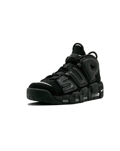 Мужские кроссовки Nike Air More Uptempo Supreme «Black»