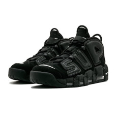 Мужские кроссовки Nike Air More Uptempo Supreme «Black»
