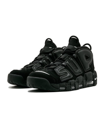 Мужские кроссовки Nike Air More Uptempo Supreme «Black»