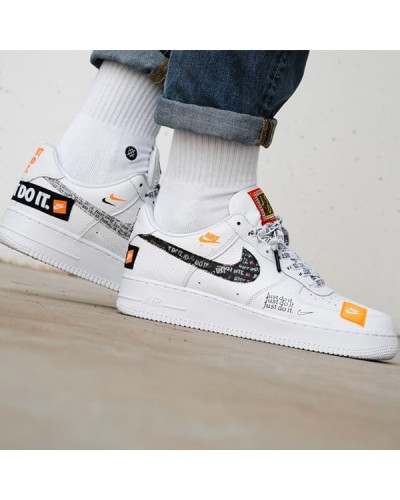 Мужские кроссовки Nike Air Force 1 Low Just Do It «White»