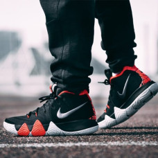 Мужские кроссовки Nike Kyrie 4 «Black/Red/White»