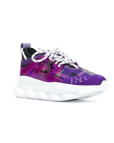 Женские кроссовки Versace Chain Reaction «Purple»