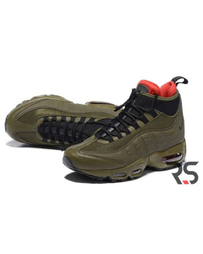 Мужские кроссовки Nike Air Max 95 SneakerBoot «Olive»