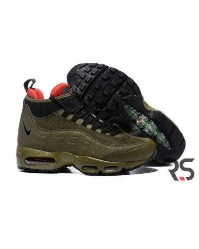 Мужские кроссовки Nike Air Max 95 SneakerBoot «Olive»